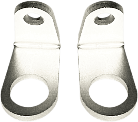 CUSTOM DYNAMICS 2040-2716 Mount - Micro Turn Signal - L-Bracket - Silver — image 2 of 2