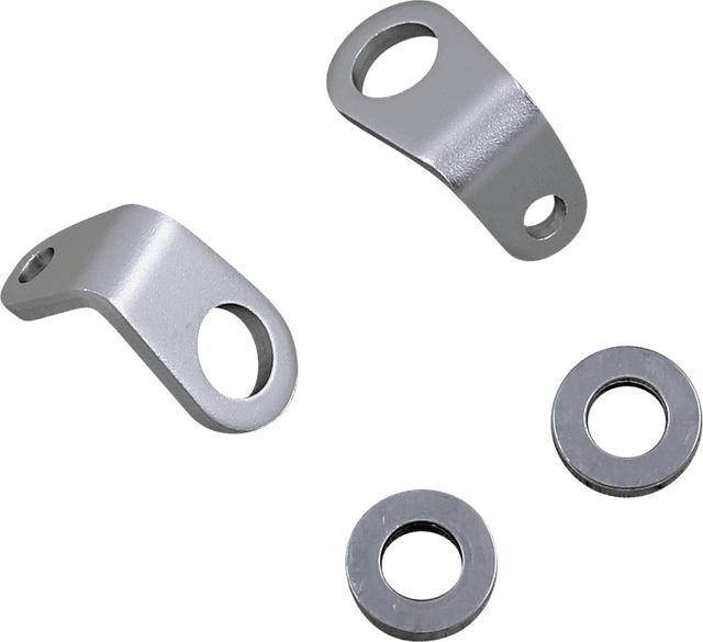 CUSTOM DYNAMICS 2040-2716 Mount - Micro Turn Signal - L-Bracket - Silver — image 1 of 2