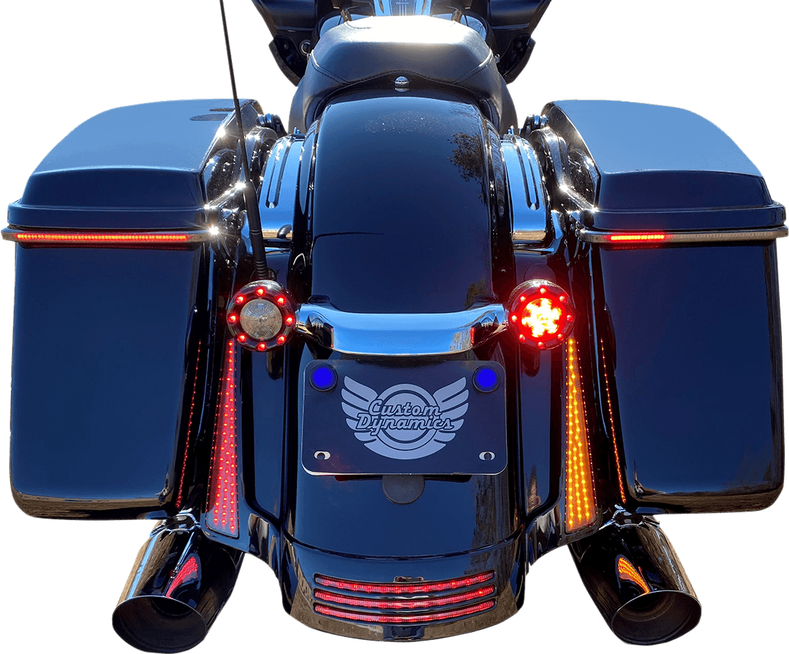 CUSTOM DYNAMICS 2040-2724 Panel Lights - Black - Smoke Lens