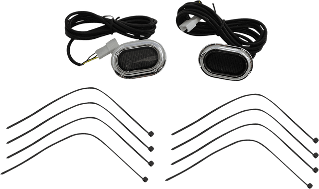 CUSTOM DYNAMICS 2040-2747 Antenna Grommet Light - Smoke Lens - Chrome