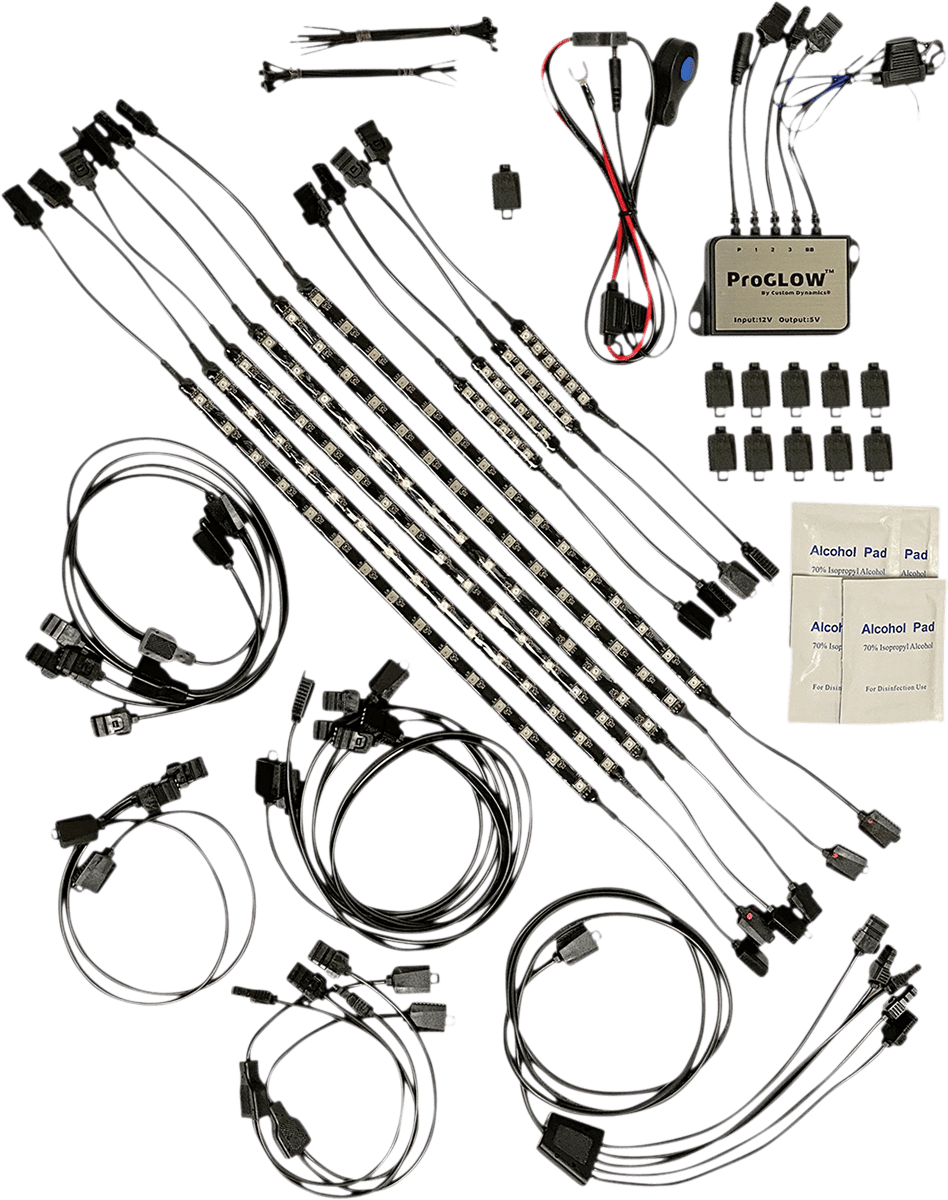 CUSTOM DYNAMICS 2040-2757 ProGLOW™ Light Kit - Full Bike - Universal