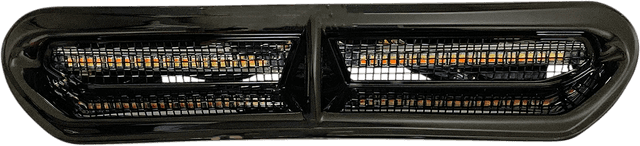 CUSTOM DYNAMICS 2040-2810 LED Vent Insert - Amber/White - Black w/ Black Mesh — image 3 of 6