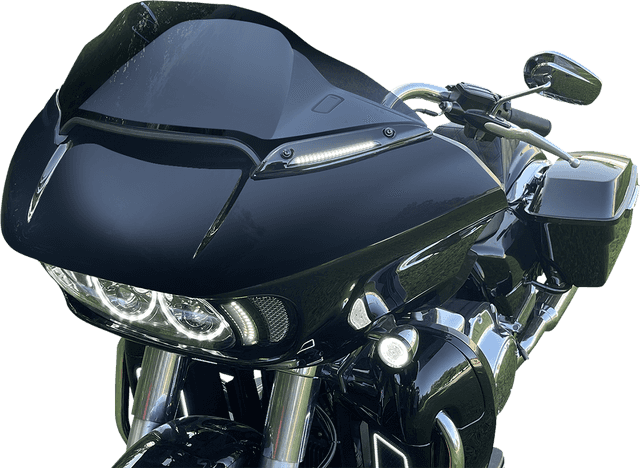 CUSTOM DYNAMICS 2040-2816 Windshield Trim - Black — image 2 of 7