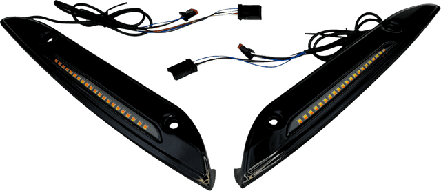 CUSTOM DYNAMICS 2040-2816 Windshield Trim - Black — image 1 of 7