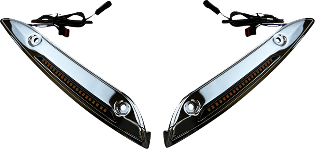 CUSTOM DYNAMICS 2040-2817 Windshield Trim - Chrome