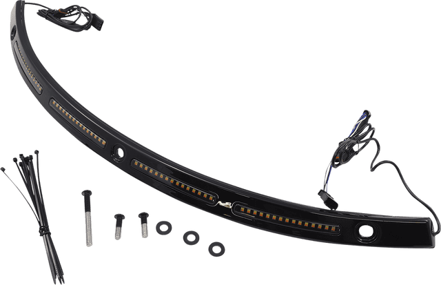 CUSTOM DYNAMICS 2040-2820 Windshield Trim - Black — image 1 of 4
