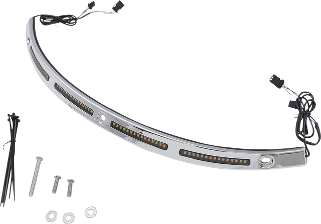CUSTOM DYNAMICS 2040-2821 Windshield Trim - Chrome