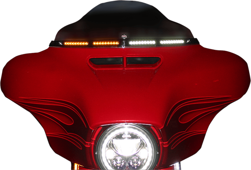 CUSTOM DYNAMICS 2040-2829 Windshield Trim - Chrome