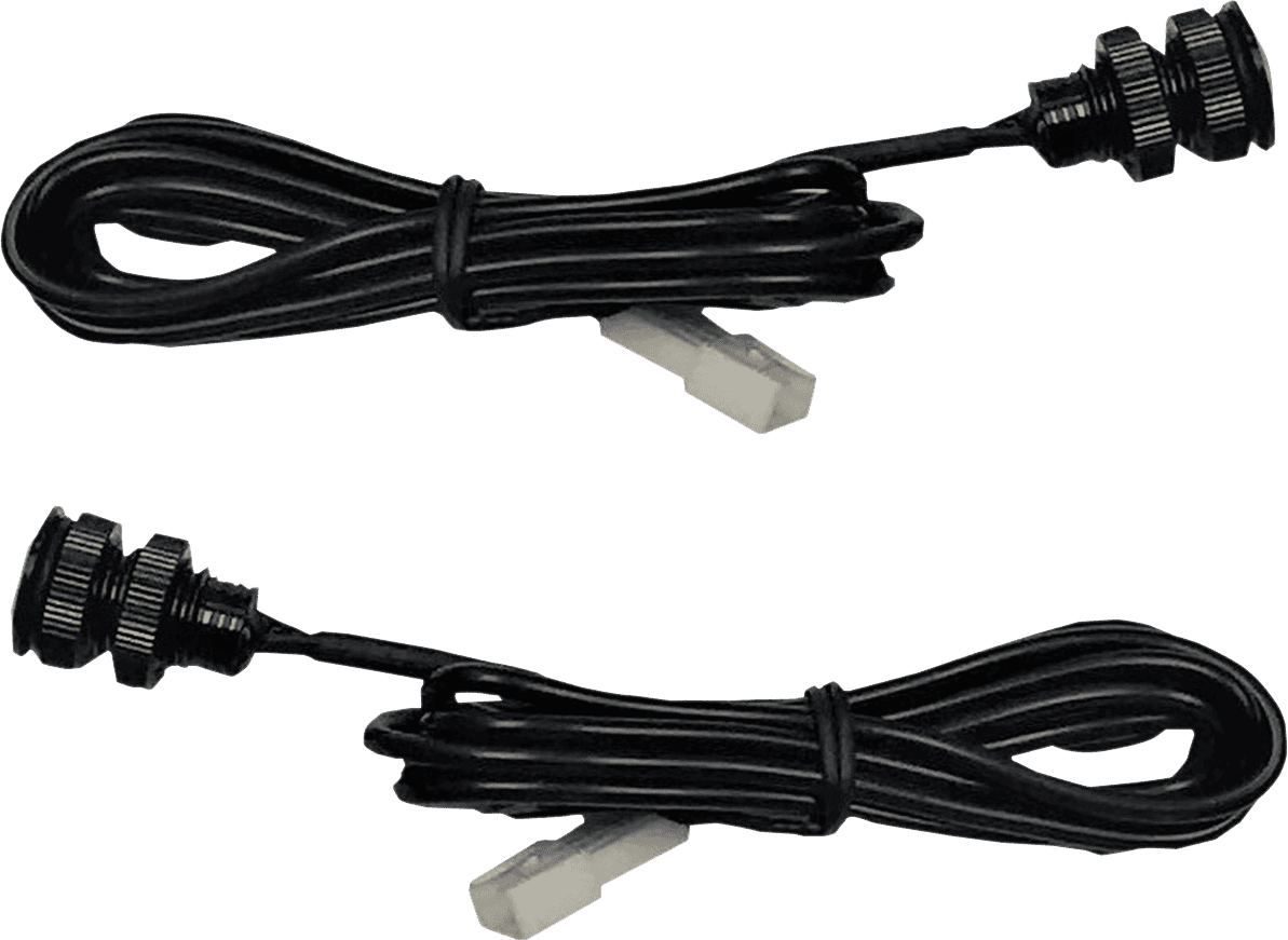 CUSTOM DYNAMICS 2040-2838 LED Lights - Red - Black