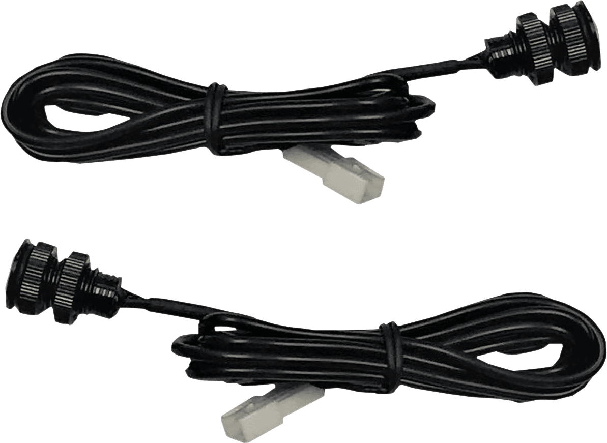CUSTOM DYNAMICS 2040-2838 LED Lights - Red - Black