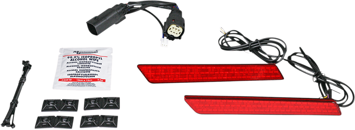 CUSTOM DYNAMICS 2040-2845 Saddlebag Light - Red Lens