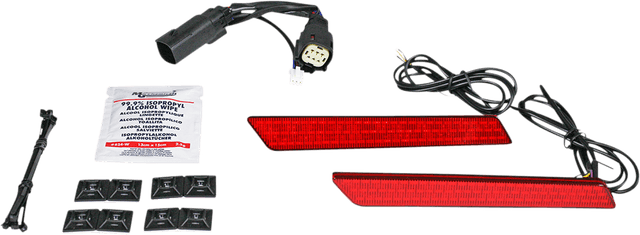 CUSTOM DYNAMICS 2040-2845 Saddlebag Light - Red Lens — image 1 of 2
