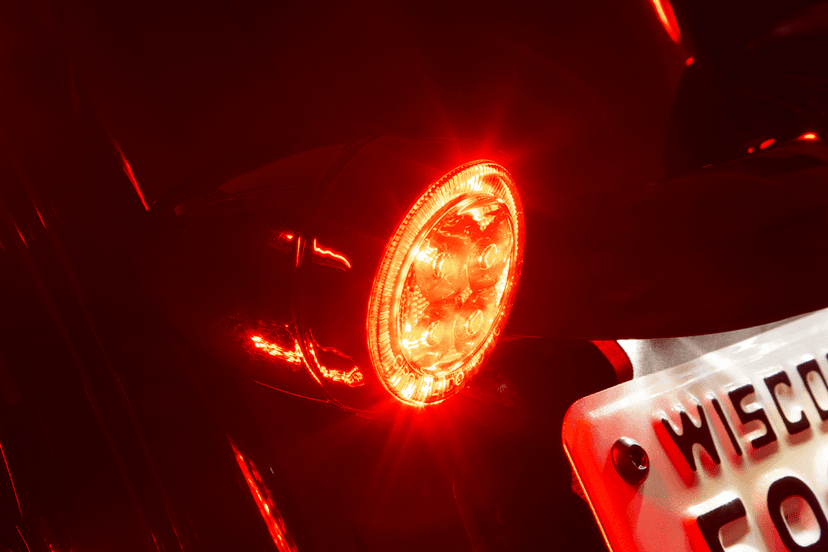 CIRO 2040-2858 Turn Signal Insert - Red LED - Smoke Lens - Black — image 2 of 3
