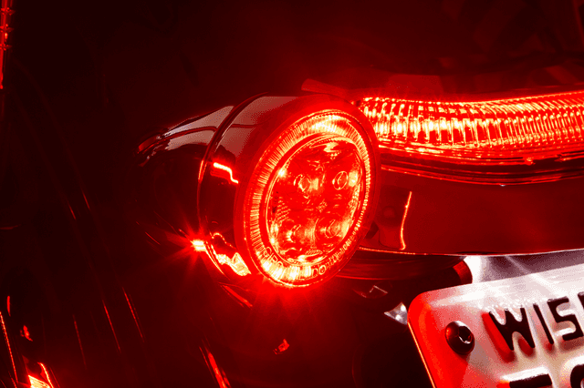CIRO 2040-2859 Turn Signal Insert - Red LED - Red Lens - Chrome — image 3 of 3