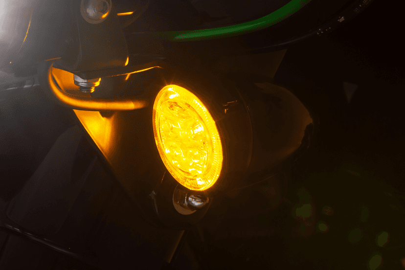 CIRO 2040-2862 Turn Signal Insert - Amber/White LED - Smoke Lens - Black — image 4 of 4
