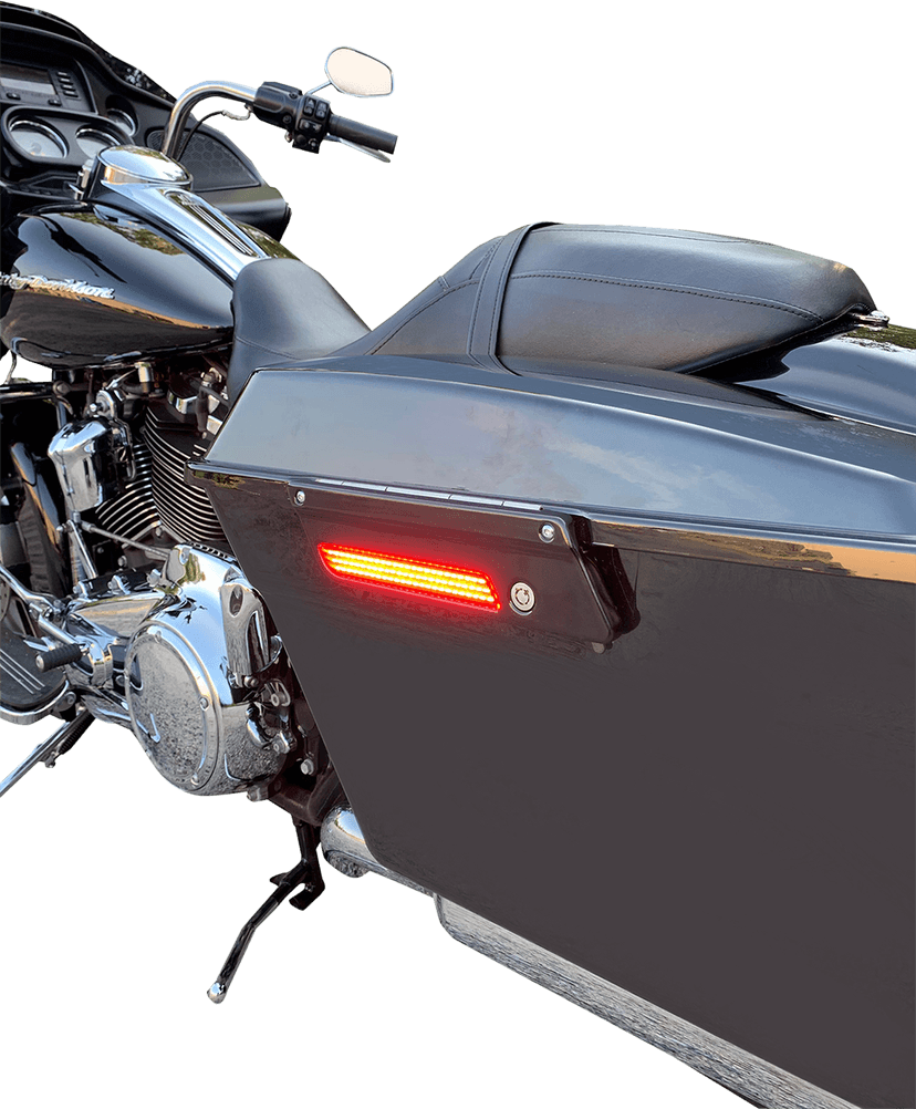 CUSTOM DYNAMICS 2040-2863 Latch Light - Saddlebag - Red - Black — image 3 of 3