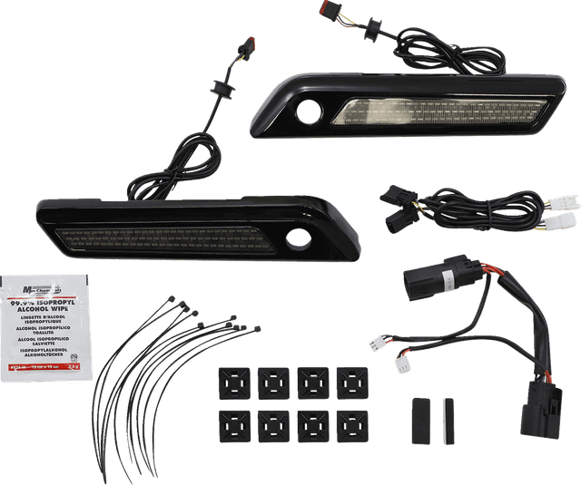 CUSTOM DYNAMICS 2040-2865 Latch Light - Saddlebag - Smoke - Black — image 1 of 4