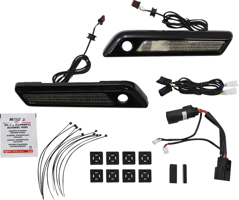 CUSTOM DYNAMICS 2040-2865 Latch Light - Saddlebag - Smoke - Black — image 1 of 4