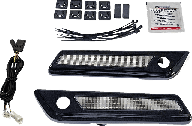 CUSTOM DYNAMICS 2040-2865 Latch Light - Saddlebag - Smoke - Black — image 2 of 4