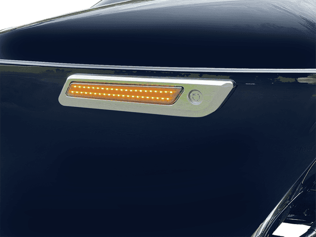 CUSTOM DYNAMICS 2040-2870 Latch Light - Saddlebag - Dual Color - Smoke - Chrome — image 4 of 4
