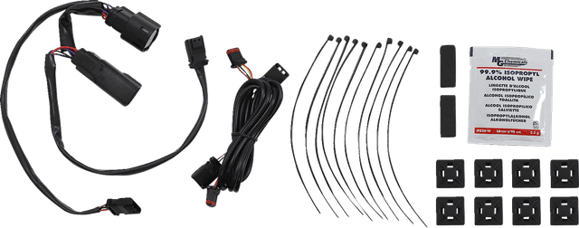 CUSTOM DYNAMICS 2040-2874 Latch Light - Saddlebag - Dual Color - Smoke - Chrome — image 2 of 2