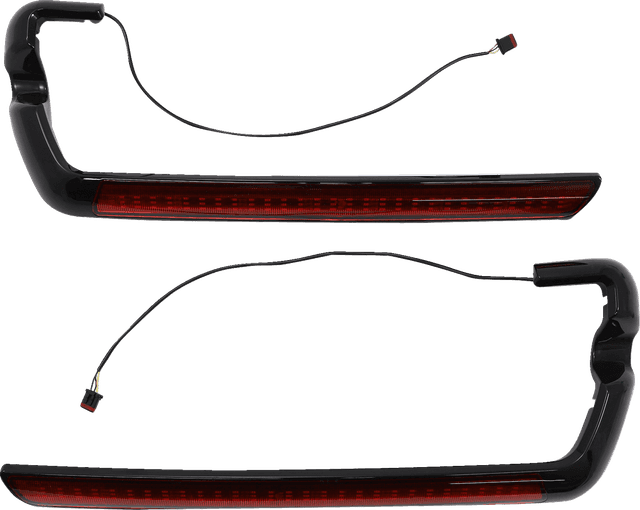 CUSTOM DYNAMICS 2040-2881 LED Saddlebag Light - Red - Black — image 1 of 2