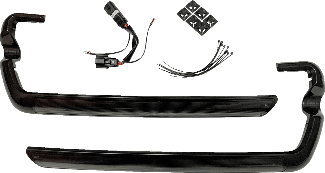 CUSTOM DYNAMICS 2040-2883 LED Saddlebag Light - Smoke - Black