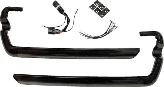 CUSTOM DYNAMICS 2040-2883 LED Saddlebag Light - Smoke - Black