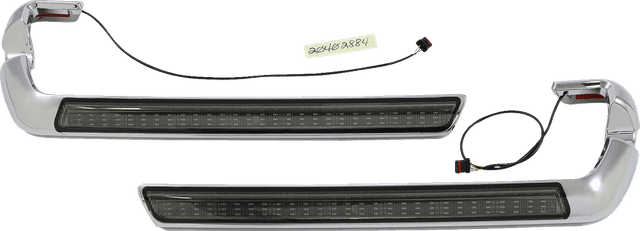 CUSTOM DYNAMICS 2040-2884 LED Saddlebag Light - Smoke - Chrome — image 1 of 3