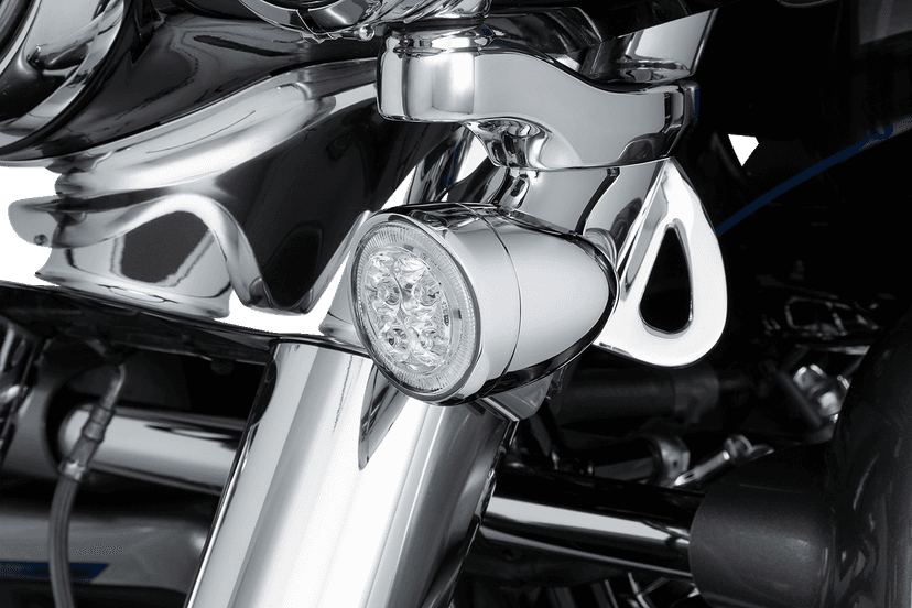 CIRO 2040-2907 Turn Signal Insert - Front - Chrome/Clear — image 4 of 4