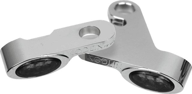 KODLIN USA 2040-2917 LED 2-1 Front Turn Signal w/ Running Light - Chrome — image 2 of 3