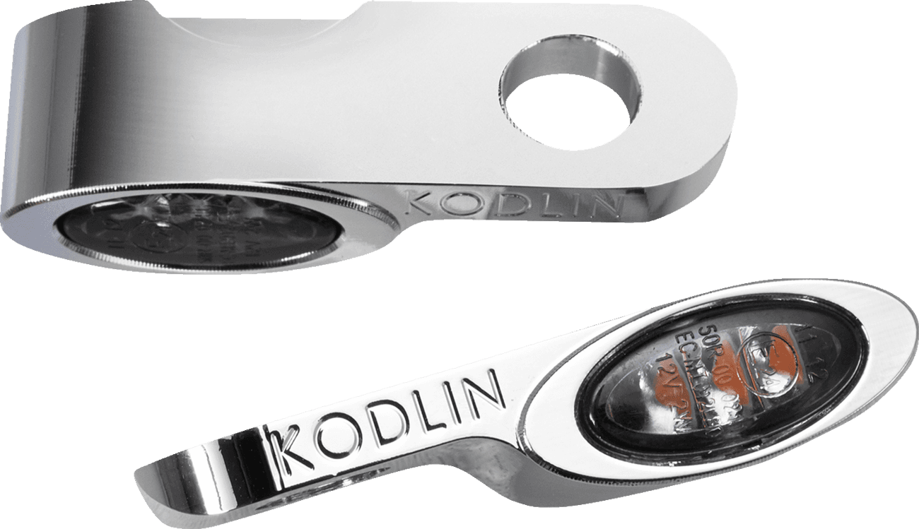 KODLIN USA 2040-2919 Turn Signal w/ Running Light - Universal - Chrome