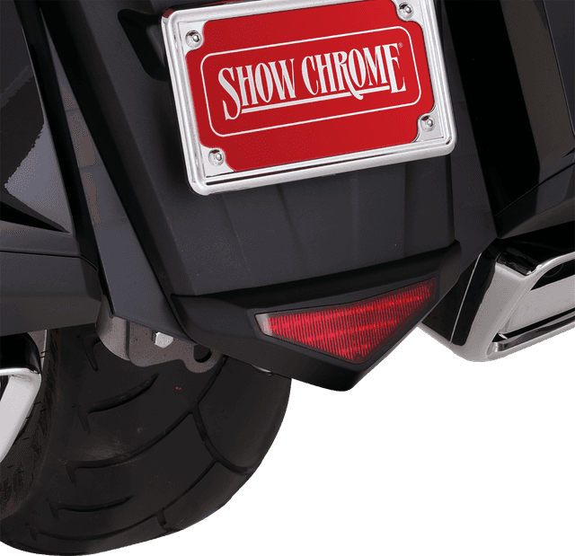 SHOW CHROME 2040-3048 Lower Trim Light - Rear Fender - Black - '18-'26 GL1800 — image 1 of 2