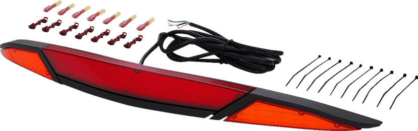 SHOW CHROME 2040-3050 LED Trunk Light - Amber/Red Lens - Black - GL1800 — image 2 of 3