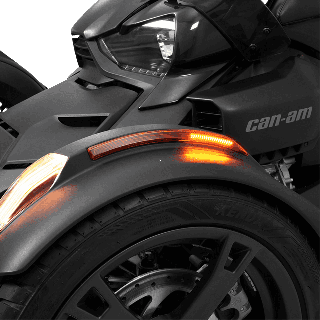 SHOW CHROME 2040-3051 LED Light Front Fender - Amber Lens - '19-'26 Ryker/Spyder — image 3 of 6