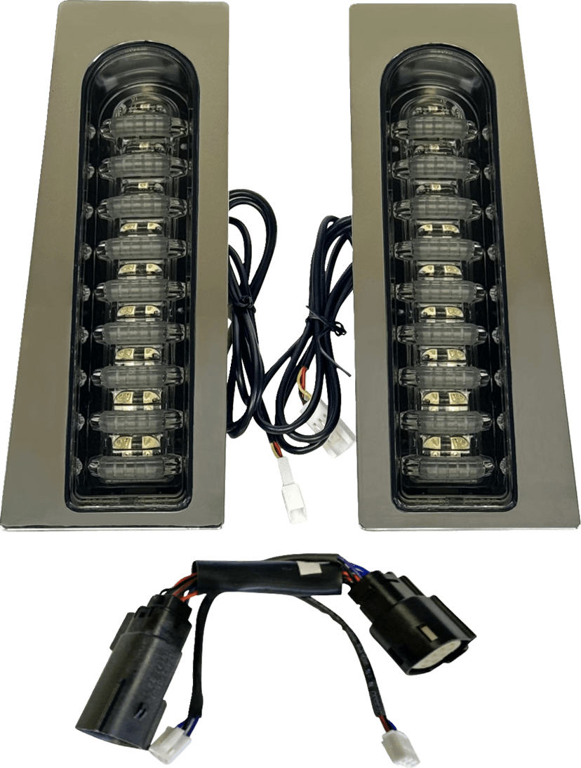 CUSTOM DYNAMICS 2040-3065 ProBEAM® Fillerz® Dual Color Lights - Smoke - Chrome