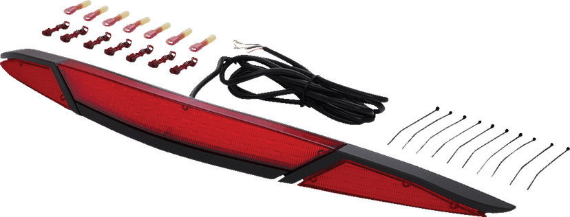SHOW CHROME 2040-3155 LED Trunk Light - Red Lens - Black - GL1800 — image 1 of 3