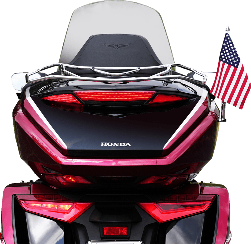 SHOW CHROME 2040-3155 LED Trunk Light - Red Lens - Black - GL1800 — image 2 of 3