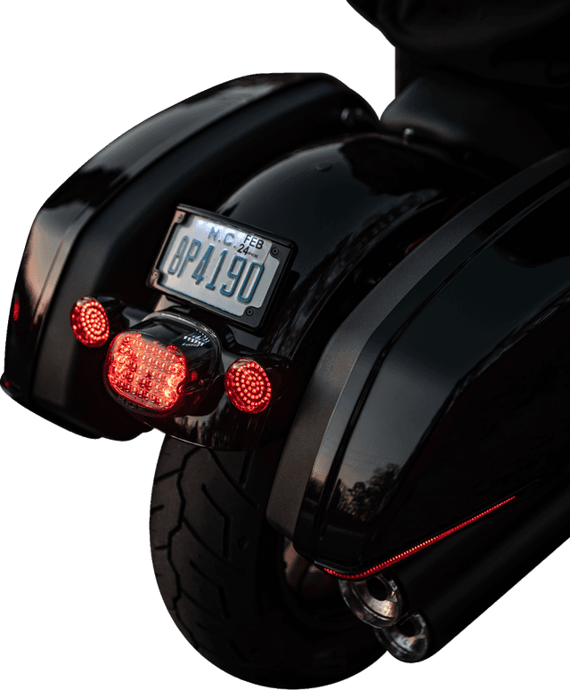 CUSTOM DYNAMICS 2040-3197 Saddlebag Lights - LED - Red Lens — image 6 of 6