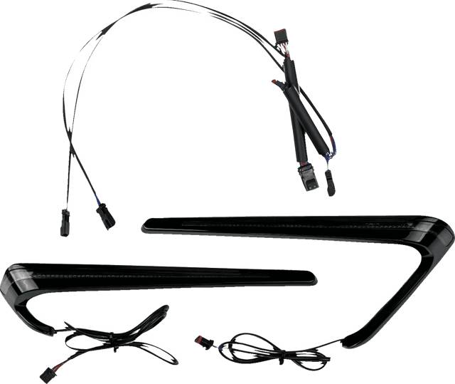 CUSTOM DYNAMICS 2040-3198 Saddlebag Lights - LED - Smoke Lens — image 1 of 6