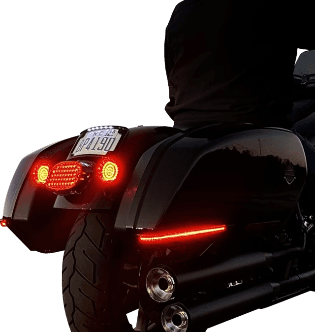 CUSTOM DYNAMICS 2040-3198 Saddlebag Lights - LED - Smoke Lens — image 2 of 6