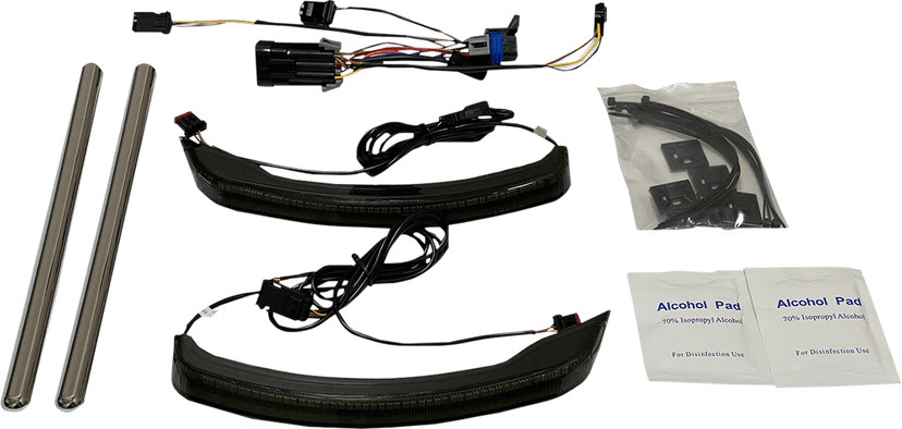 CUSTOM DYNAMICS 2040-3202 Saddlebag Lights - Low Profile - Smoke Lens - Indian — image 1 of 2