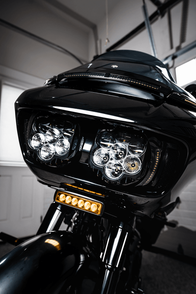 CUSTOM DYNAMICS 2040-3230 LED Windshield Trim - Gloss Black — image 3 of 6