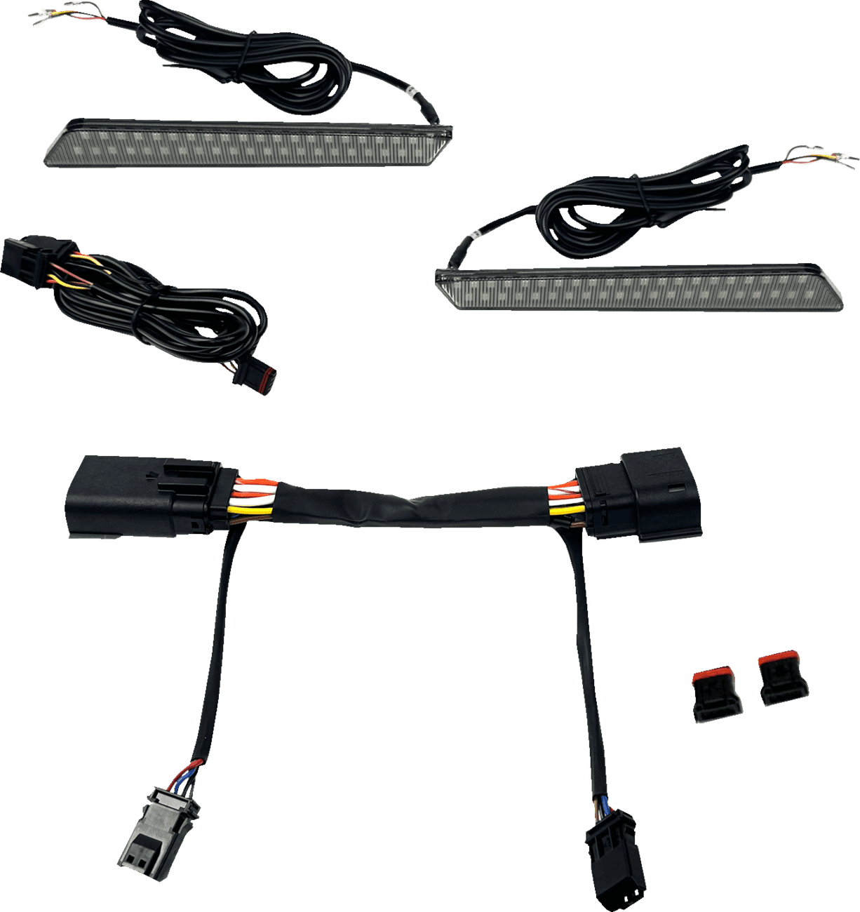 CUSTOM DYNAMICS 2040-3234 LED Latch Lights - Saddlebag - Smoke Lens