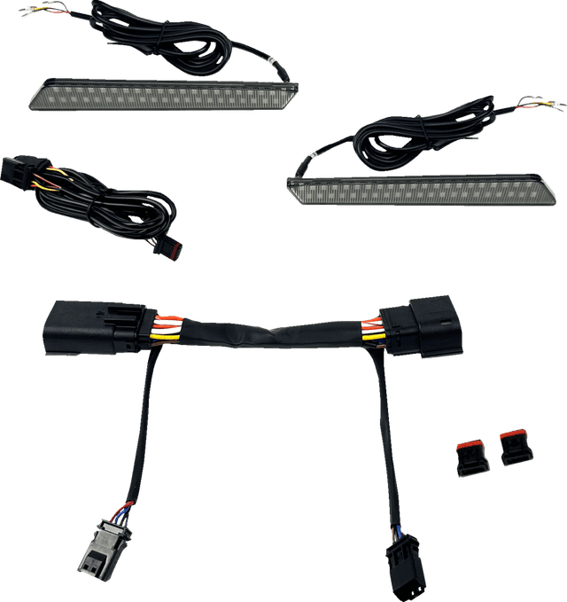 CUSTOM DYNAMICS 2040-3234 LED Latch Lights - Saddlebag - Smoke Lens — image 1 of 5