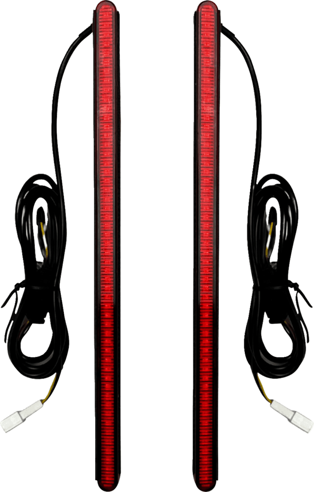 CUSTOM DYNAMICS 2040-3243 Plasma Rod Bars - 8-1/2" - Red