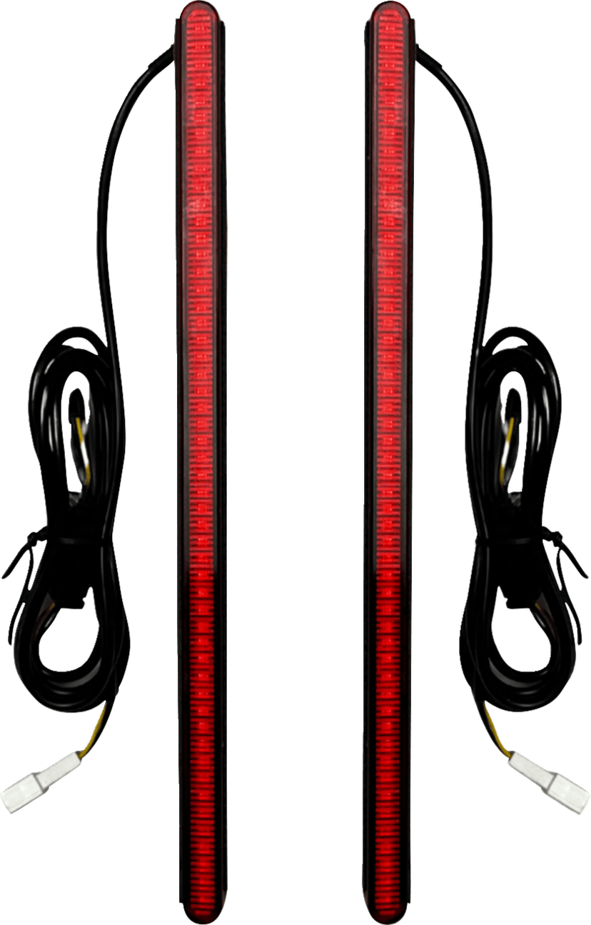 CUSTOM DYNAMICS 2040-3243 Plasma Rod Bars - 8-1/2" - Red