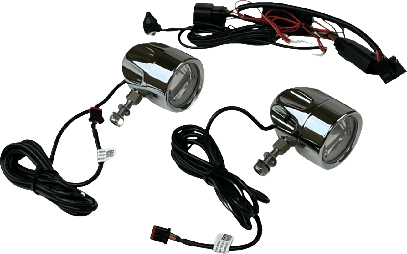 CUSTOM DYNAMICS 2040-3247 LED Fog Light - Halo - Chrome