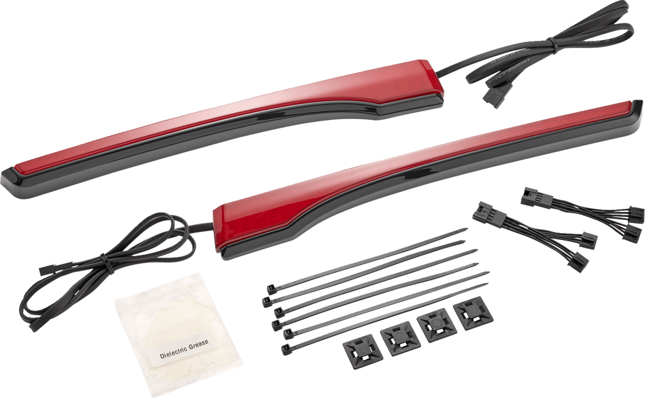 CIRO 2040-3399 Trunk Light - Red Lens - Black - Indian
