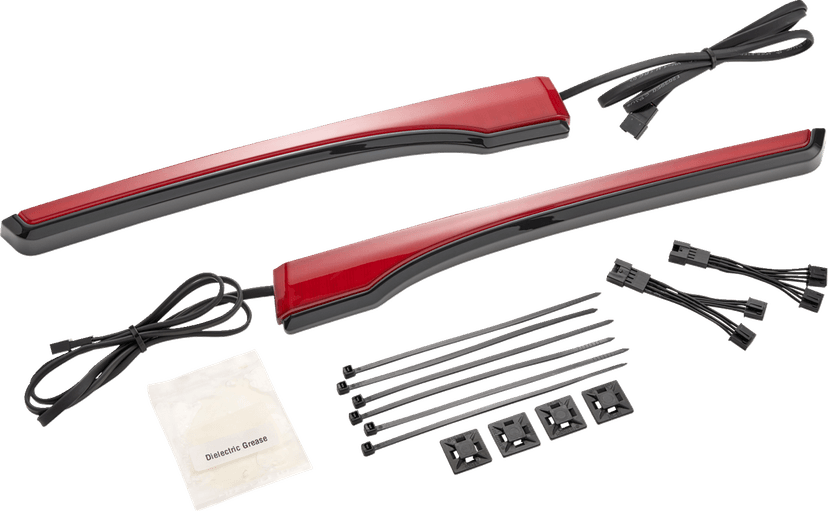 CIRO 2040-3399 Trunk Light - Red Lens - Black - Indian